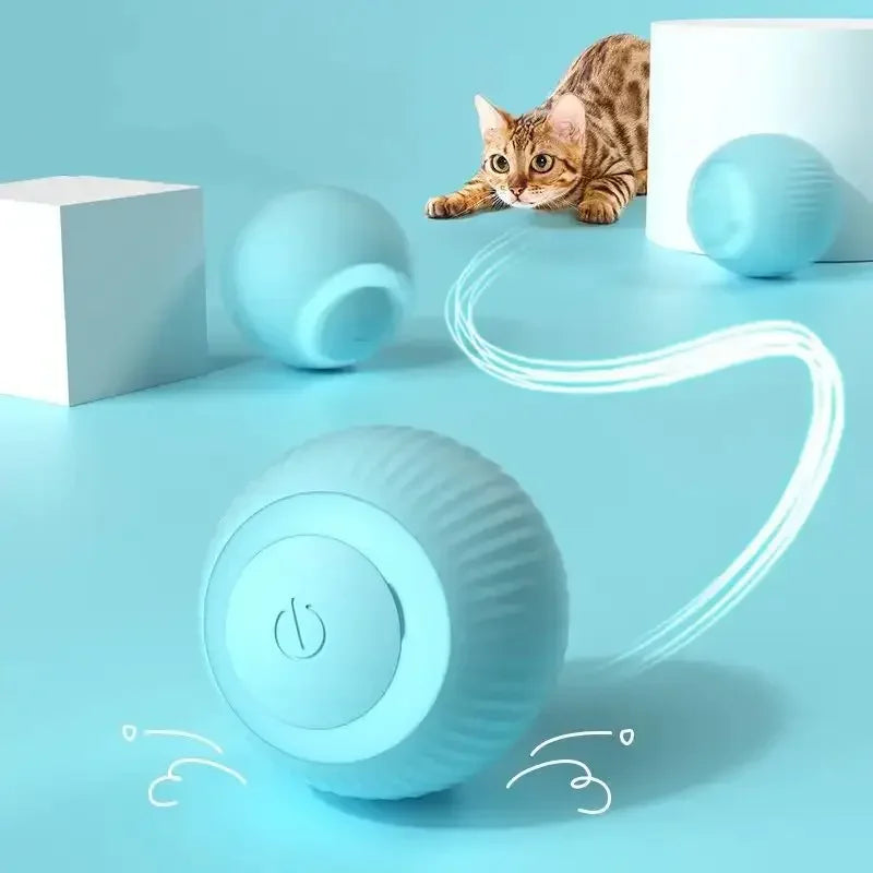 Smart Rolling Cat Ball – Rechargeable Interactive Toy