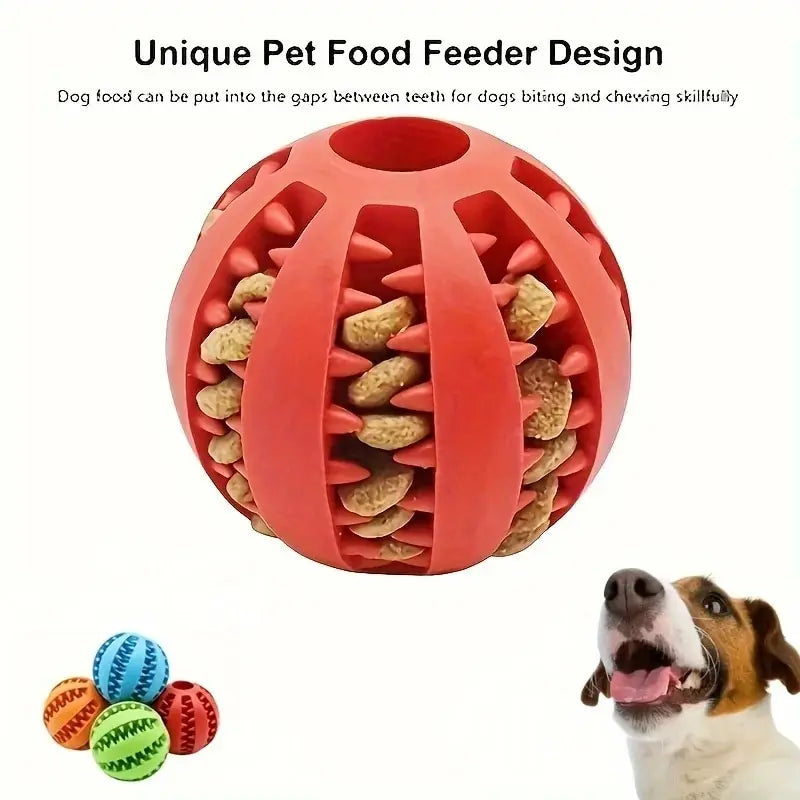 Eco-Friendly Chew Ball – Treat Feeder and Tooth Cleaner